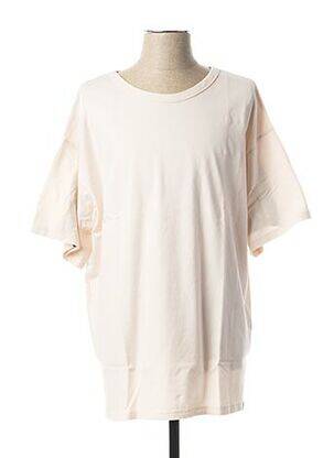 T-shirt stretch manches courtes rose FACETASM homme