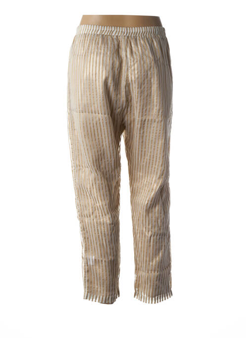 Pantalon 7/8 beige LEONIE pour femme