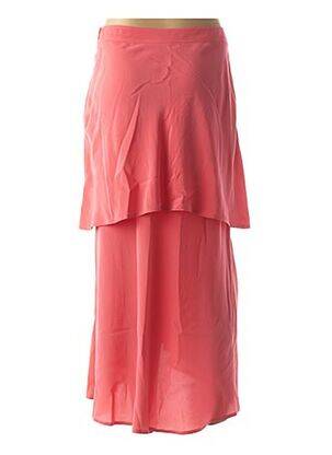 Jupe longue coupe asymétrique rose SIES MARJAN femme
