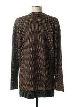 Tunique manches longues col v marron BY MALENE BIRGER femme