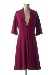 Robe mi-longue violet PAULE KA pour femme seconde vue