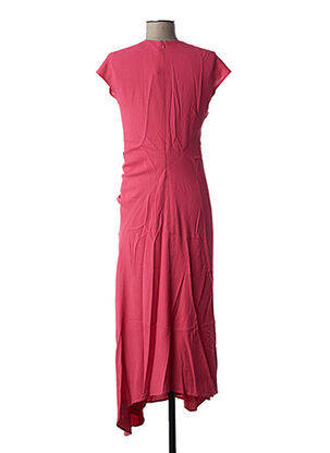 Robe mi-longue manches courtes manches courtes rose SIES MARJAN femme
