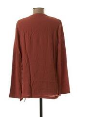 Blouse marron SAMSOE & SAMSOE pour femme seconde vue