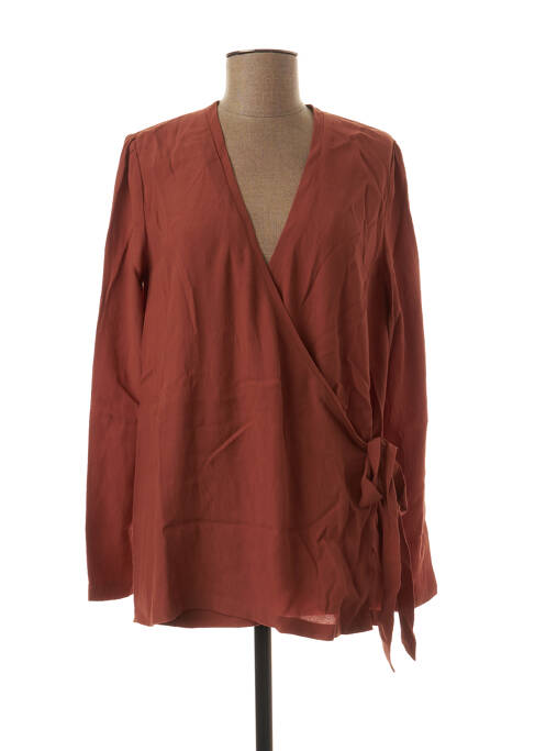 Blouse marron SAMSOE & SAMSOE pour femme
