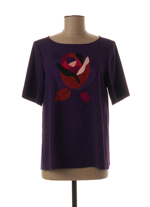 T-shirt violet PAULE KA pour femme
