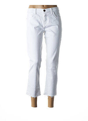 Jeans coupe droite blanc CURRENTE/ELLIOTT pour femme