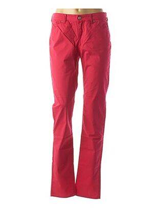 Pantalon slim taille normale rose ARMANI femme