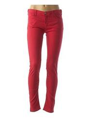Pantalon slim rouge ARMANI pour femme seconde vue