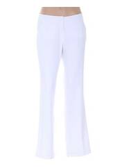Pantalon droit blanc LUCIA pour femme seconde vue