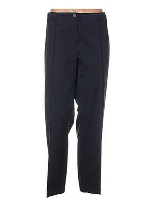 Pantalon taille haute taille haute bleu BASLER femme