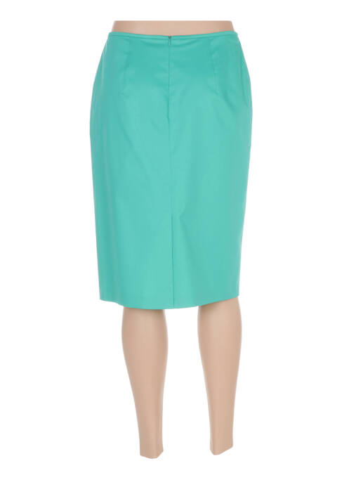 Jupe mi-longue vert BASLER pour femme