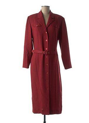 Robe mi-longue rouge GUITARD pour femme