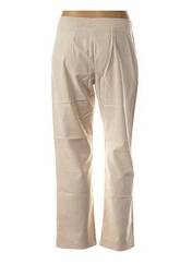 Pantalon droit beige BLANC BOHEME pour femme seconde vue