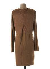 Robe courte marron BLANC BOHEME pour femme seconde vue