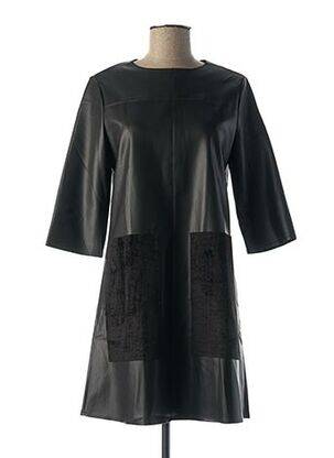 Robe courte noir CUBIC pour femme