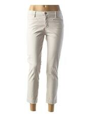 Pantalon 7/8 beige DENIM STUDIO pour femme seconde vue