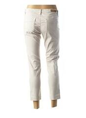 Pantalon 7/8 beige DENIM STUDIO pour femme seconde vue