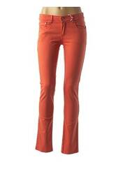 Pantalon droit orange BISCOTE pour femme seconde vue