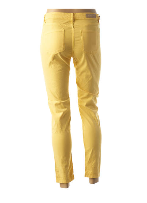 Pantalon slim jaune DENIM STUDIO femme