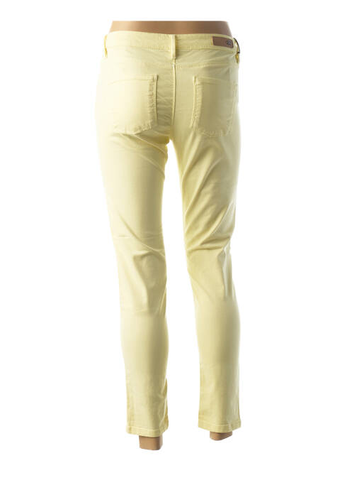 Pantalon slim jaune DENIM STUDIO femme