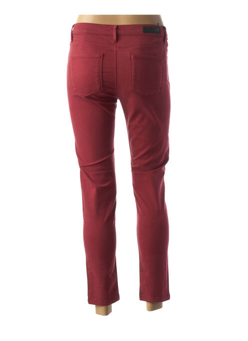 Pantalon slim rouge DENIM STUDIO pour femme