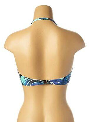 Haut de maillot de bain haut bandeau haut bandeau bleu ANTIGEL femme