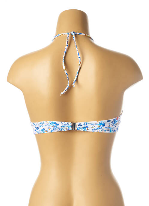 Haut de maillot de bain blanc ANTIGEL femme