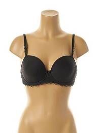 Soutien-gorge effet matière satinée haut soutien-gorge moulé noir FANTASIE femme