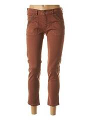 Pantalon 7/8 marron FIVE pour femme seconde vue