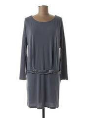 Robe courte gris 3322 pour femme seconde vue