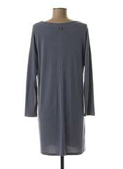 Robe courte gris 3322 pour femme seconde vue
