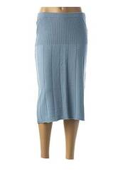 Jupe mi-longue bleu BGN pour femme seconde vue