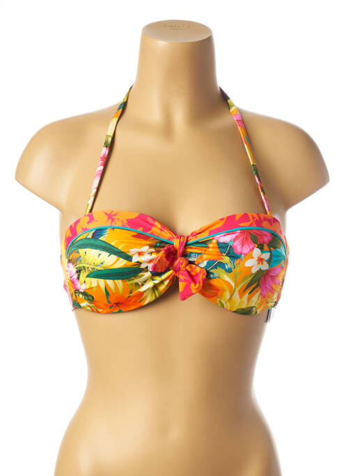 Haut de maillot de bain orange BANANA MOON pour femme