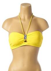 Haut de maillot de bain jaune BANANA MOON pour femme seconde vue