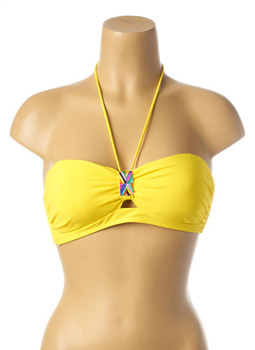 Haut de maillot de bain jaune BANANA MOON pour femme