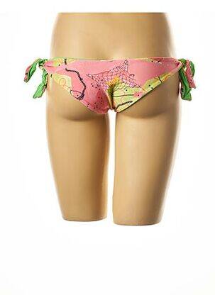 Bas de maillot de bain imprimé fantaisie bikini rose I LOVE MY BIKINI femme