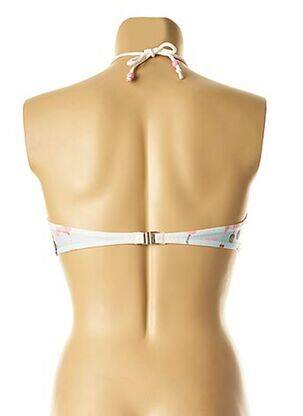 Haut de maillot de bain stretch haut bandeau bleu I LOVE MY BIKINI femme