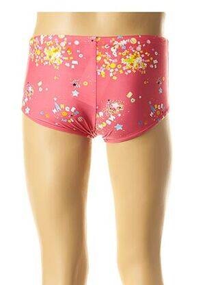 Short de bain imprimé fantaisie rose I LOVE MY BIKINI homme
