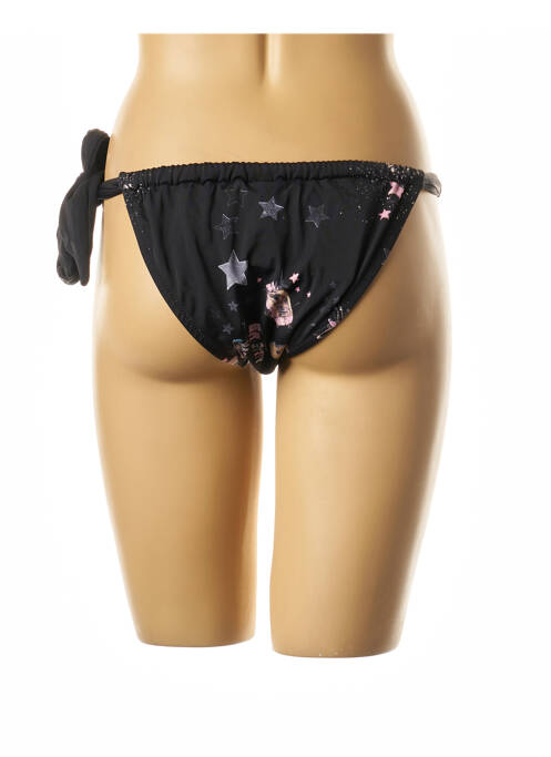 Bas de maillot de bain imprimé fantaisie bikini noir I LOVE MY BIKINI femme