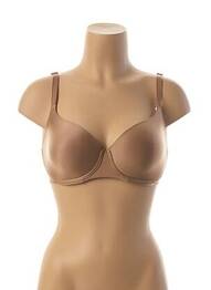 Soutien-gorge effet matière satinée haut soutien-gorge moulé chair DARJEELING femme