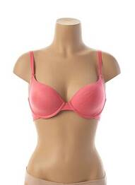 Soutien-gorge effet matière satinée haut soutien-gorge moulé rose SIMONE PERELE femme