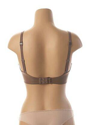 Soutien-gorge effet matière satinée haut soutien-gorge moulé marron SIMONE PERELE femme