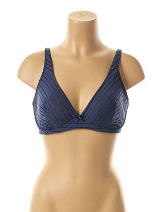 Soutien-gorge avec armature bleu ANTIGEL femme