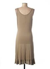 Robe mi-longue marron POUSSIERE D'ETOLE pour femme seconde vue