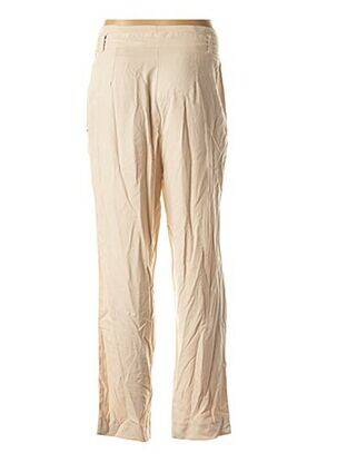 Pantalon 7/8 taille haute taille haute beige OUI femme