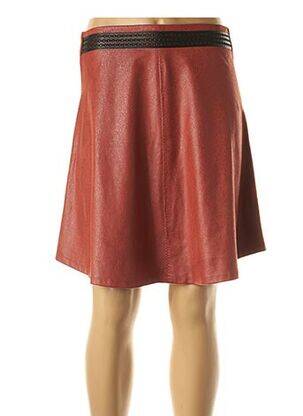 Jupe courte coupe évasée orange LO! LES FILLES femme