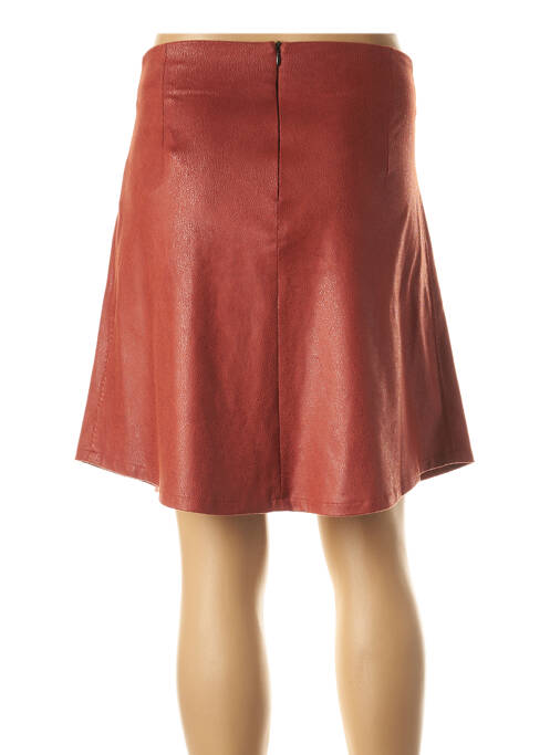 Jupe courte orange LO! LES FILLES pour femme