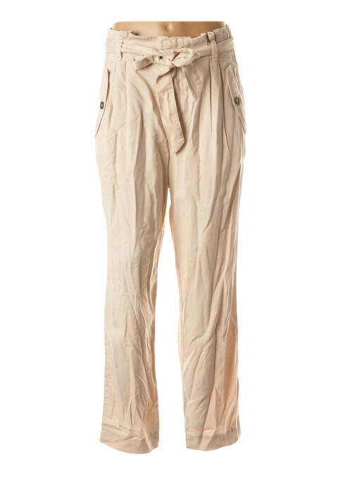 Pantalon 7/8 beige OUI pour femme