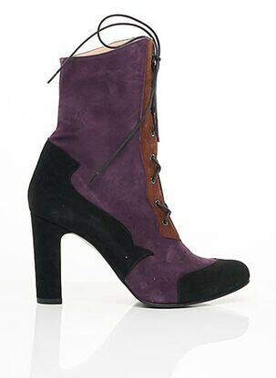 Bottines/boots nubuck violet ANNA VOLODIA fille