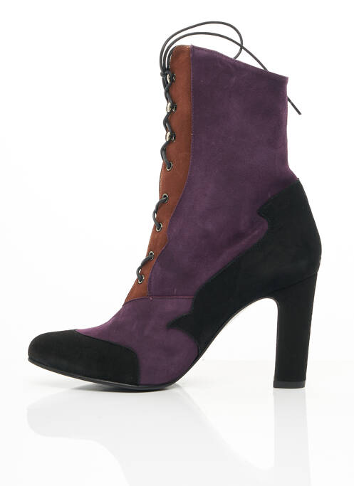 Bottines/Boots violet ANNA VOLODIA pour fille
